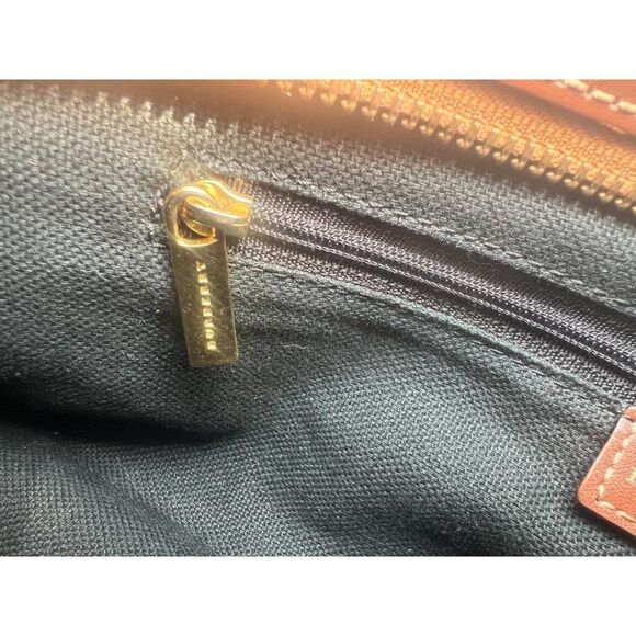 Vintage BURBERRY Haymarket Check Coated Canvas Shoulder Strap Handbag - Picture 10 of 12